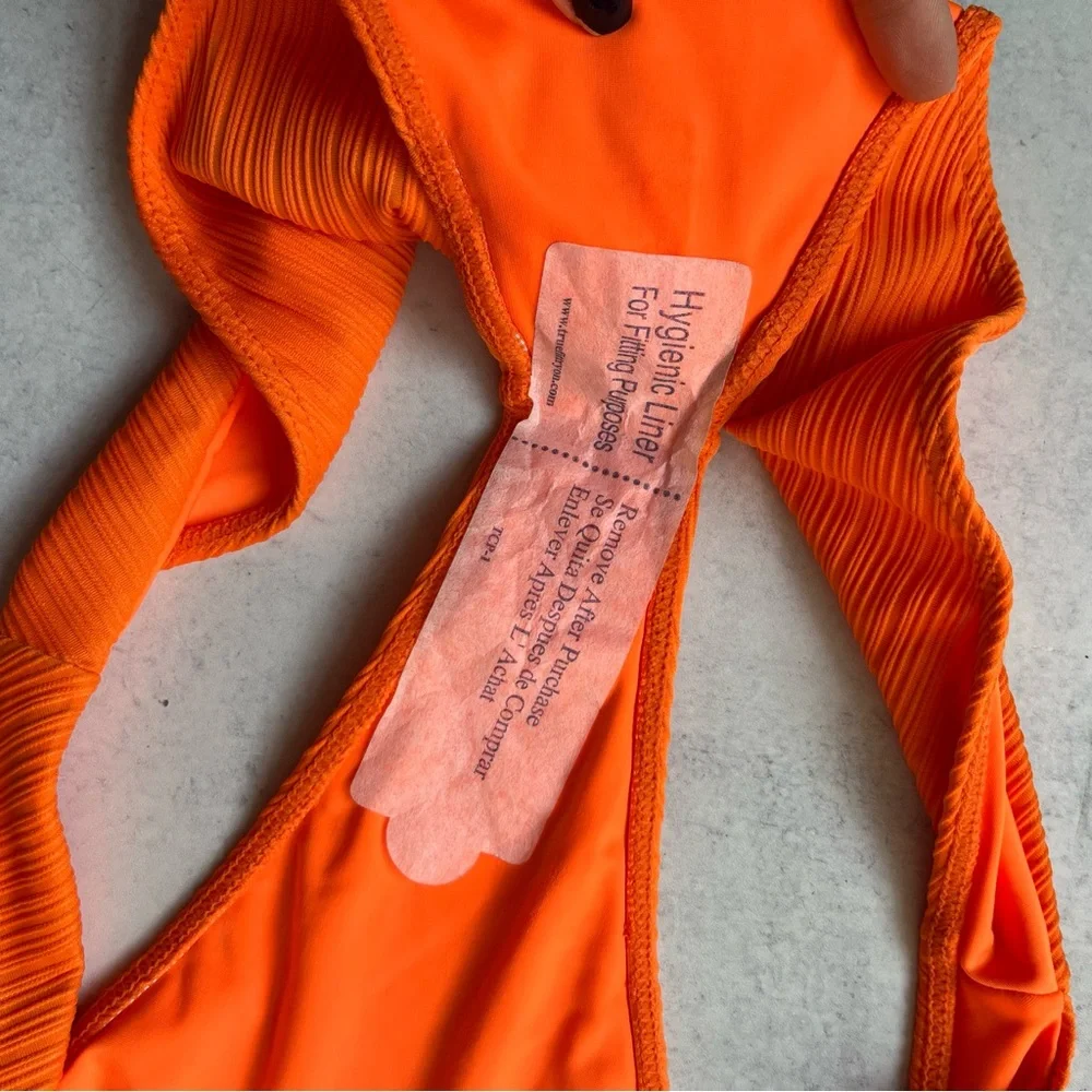 Frankie's Bikinis High Cut Bikini Bottoms XL